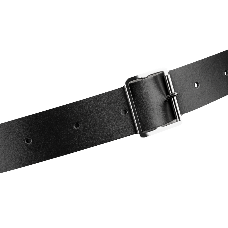 Rimba - Harnais de bondage en cuir pour la taille - Noir-Erotiekvoordeel.nl