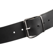 Rimba - Arnés de pecho de cuero con collar - Negro-Erotiekvoordeel.nl