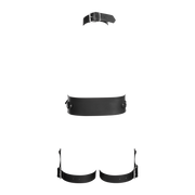 Rimba - Imbracatura bondage in pelle per tutto il corpo - Nero-Erotiekvoordeel.nl