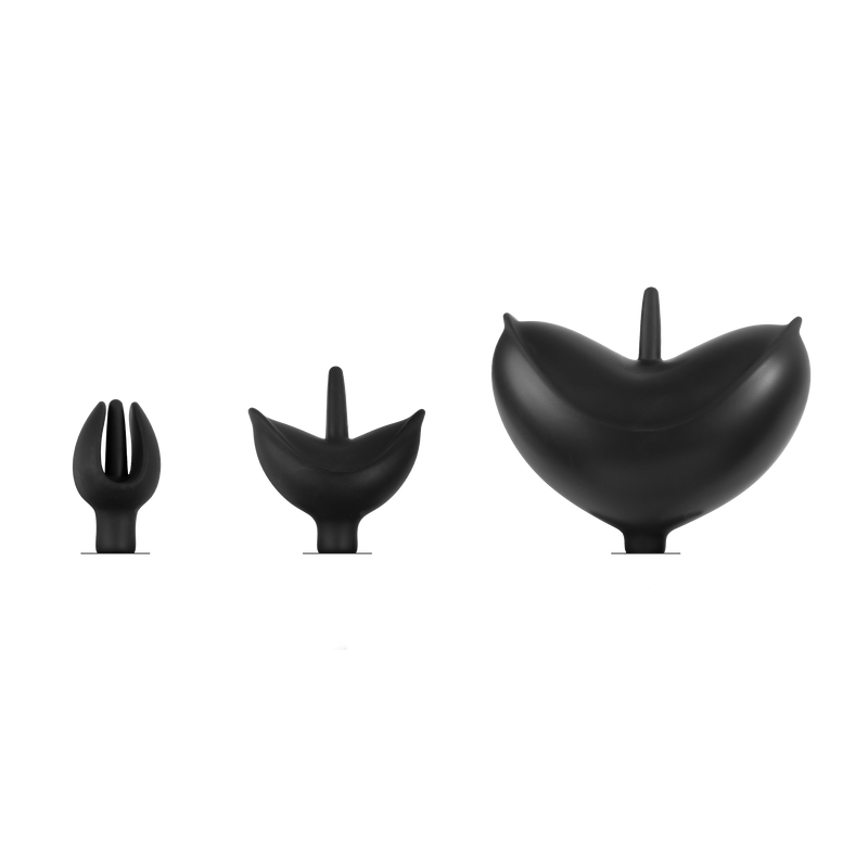 Rimba - Caleçon de chasteté en cuir pour hommes avec plug anal gonflable - Noir-Erotiekvoordeel.nl