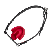 Bâillon Rimba avec mors — Noir/Rouge - Erotiekvoordeel.nl