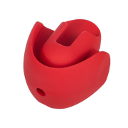 Bâillon Rimba avec mors — Noir/Rouge-Erotiekvoordeel.nl