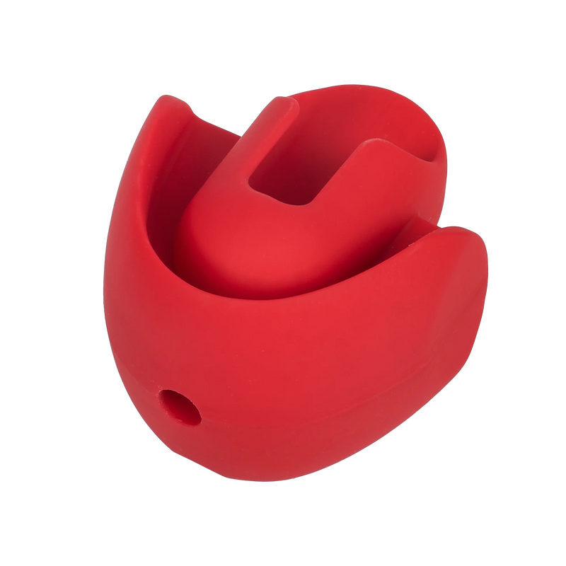 Bâillon Rimba avec mors — Noir/Rouge-Erotiekvoordeel.nl