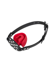 Bâillon Rimba avec mors — Noir/Rouge - Erotiekvoordeel.nl