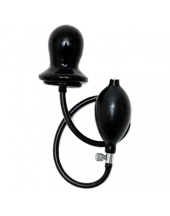 Rimba - Opblaasbare Latex Buttplug Met Massieve Kern-Erotiekvoordeel.nl