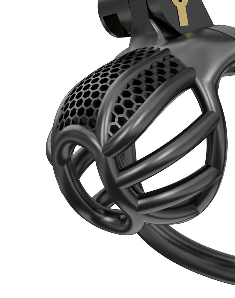 Rimba P-Cage - P-Cage PC06 - Chastity Cage - Penis Cage - Size XS - Black - Erotiekvoordeel.nl