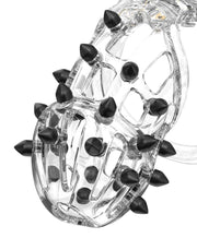 Rimba P-Cage - P-Cage PC09 - Keuschheitskäfig - Peniskäfig - Größe M - Transparent - Erotiekvoordeel.nl
