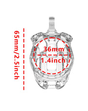 Rimba P-Cage - P-Cage PC11 - Chastity Cage - Penis Cage - Size XS - Transparent-Erotiekvoordeel.nl