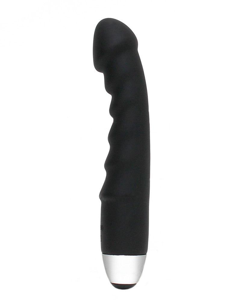 Rimba Palma Semi-Realistischer Vibrator 18 cm - Schwarz-Erotiekvoordeel.nl