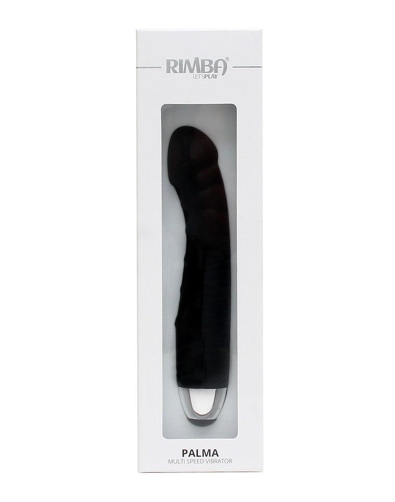 Rimba Palma semi-realistischer Vibrator 18 cm - Schwarz-Erotiekvoordeel.nl