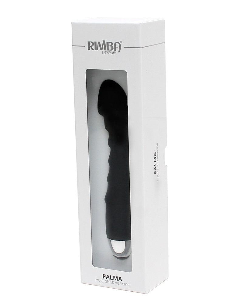 Rimba Palma semi-realistischer Vibrator 18 cm - Schwarz-Erotiekvoordeel.nl