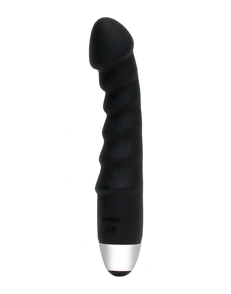 Rimba Palma Semi-Realistische Vibrator 18 cm – Zwart-Erotiekvoordeel.nl
