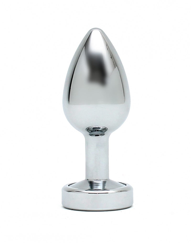 Rimba - Stainless Steel Butt Plug with LED Lighting Pisa - Silver - Erotiekvoordeel.nl