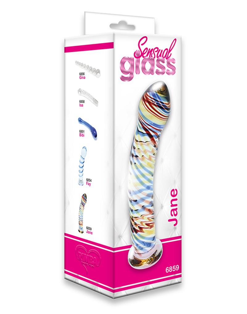 Rimba - Sensual Glass - Glazen Dildo - Jane-Erotiekvoordeel.nl
