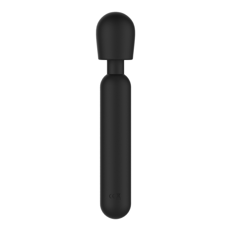 Rimba - Sensual Nights SN10 - Vibrador de varita mediano - Masajeador - Negro - Erotiekvoordeel.nl