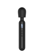 Rimba - Sensual Nights SN10 - Vibrador de varita mediano - Masajeador - Negro - Erotiekvoordeel.nl