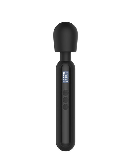 Rimba - Sensual Nights SN10 - Medium Wand Vibrator - Massager - Zwart-Erotiekvoordeel.nl
