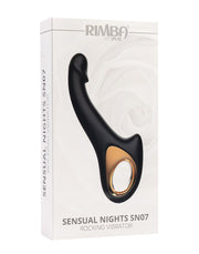 Rimba - Sensual nights SN07 - Vibromasseur point G à tête mobile - Noir-Erotiekvoordeel.nl