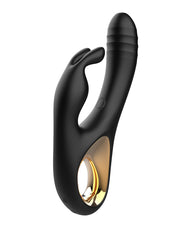 Rimba - Sensual Nights SN09 - Thrusting Rabbit Vibrator - Black-Erotiekvoordeel.nl