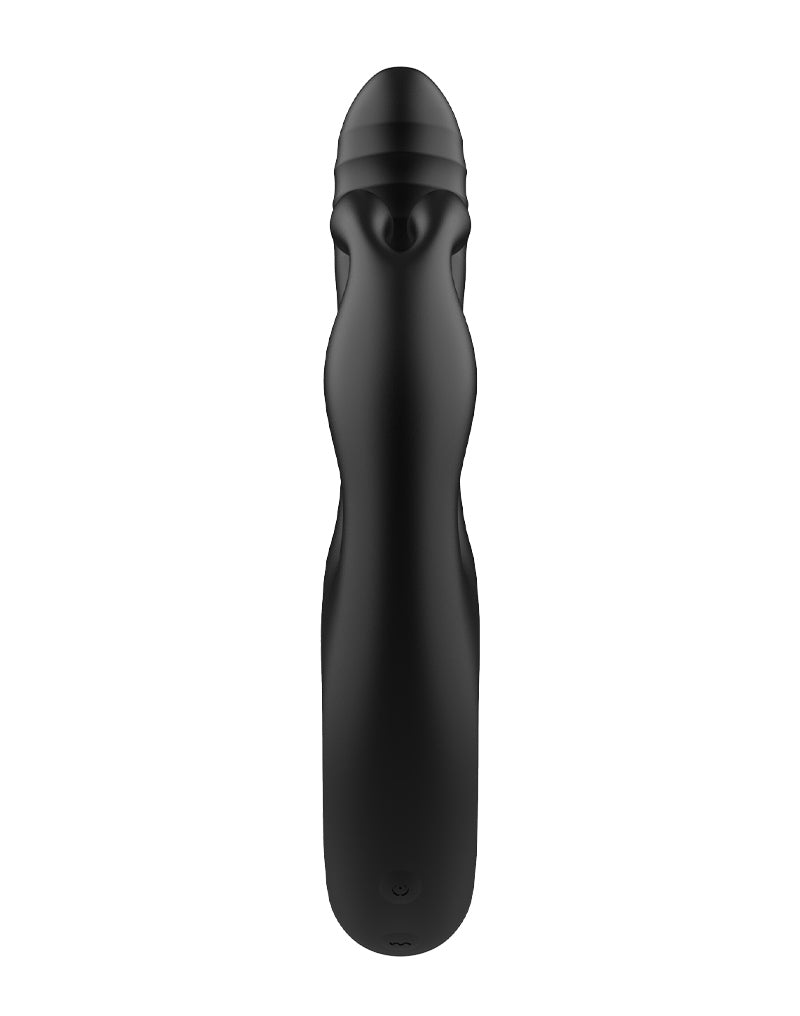 Rimba - Sensual Nights SN09 - Thrusting Rabbit Vibrator - Black-Erotiekvoordeel.nl