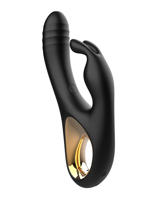 Rimba - Sensual Nights SN09 - Thrusting Rabbit Vibrator - Black-Erotiekvoordeel.nl