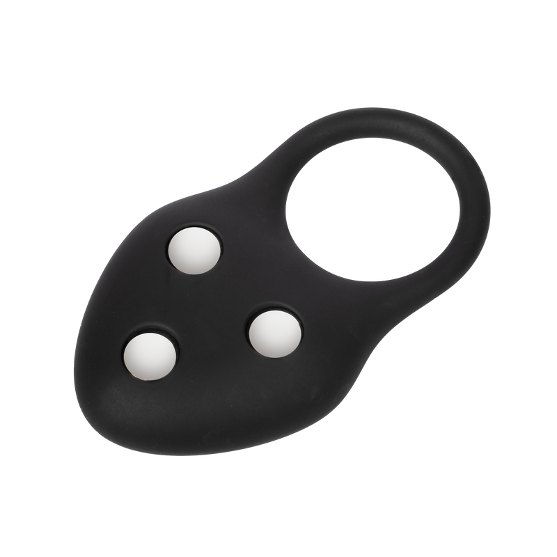 Rimba - Silikon-Ballstretcher mit drei Metallkugeln - 110 g - Schwarz - Erotiekvoordeel.nl