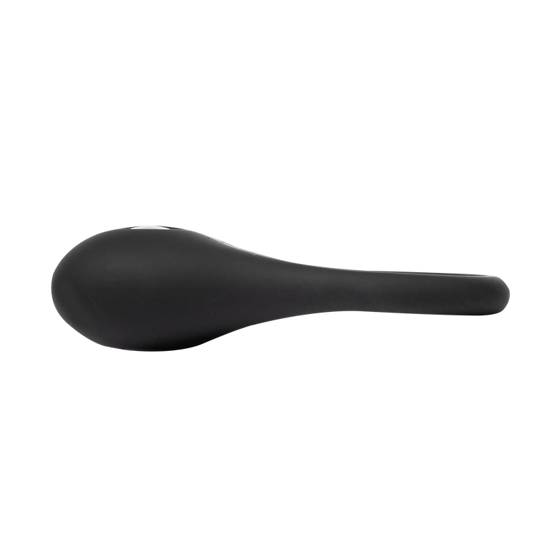 Rimba - Silicone Ball Stretcher with Two Metal Beads - 70 grams - Black-Erotiekvoordeel.nl