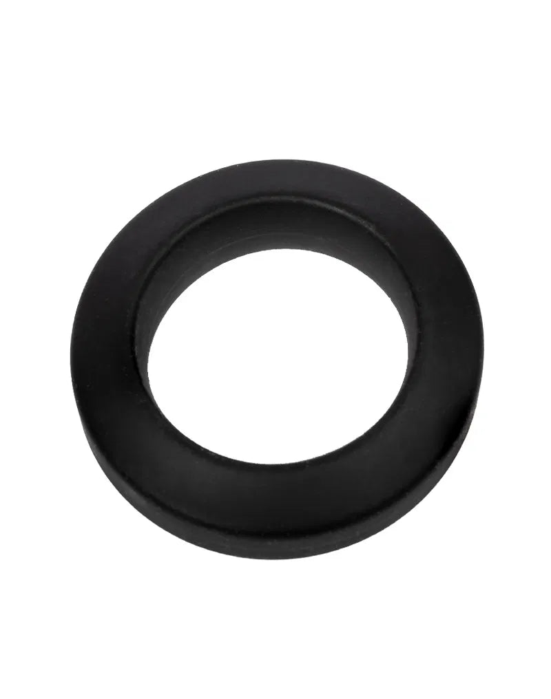 Rimba Bondage Play – Silicone Cock Ring – Black - Available in various sizes-Erotiekvoordeel.nl