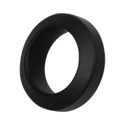 Rimba Bondage Play – Silicone Cock Ring – Black - Available in various sizes-Erotiekvoordeel.nl