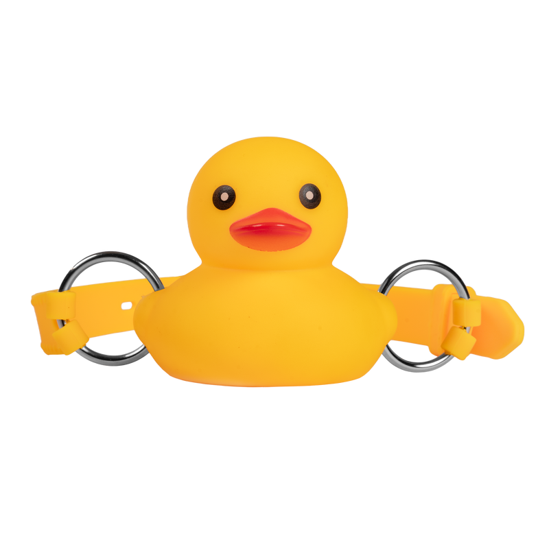 Rimba - Silikon-Gag-Badeente - Gelb - Erotiekvoordeel.nl