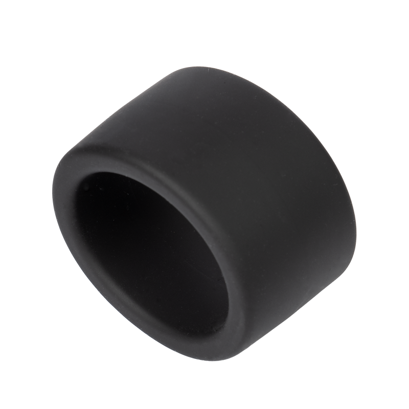 Rimba - Silikonowy Pierścień Na Mosznę - Ballstretcher - Wysokość 30 Mm - Czarny - Erotiekvoordeel.nl