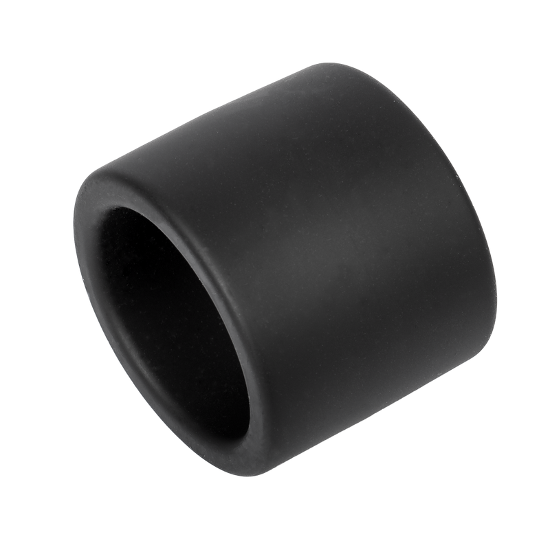 Rimba - Silikonowy Pierścień Na Mosznę - Ballstretcher - Wysokość 40 Mm - Czarny-Erotiekvoordeel.nl