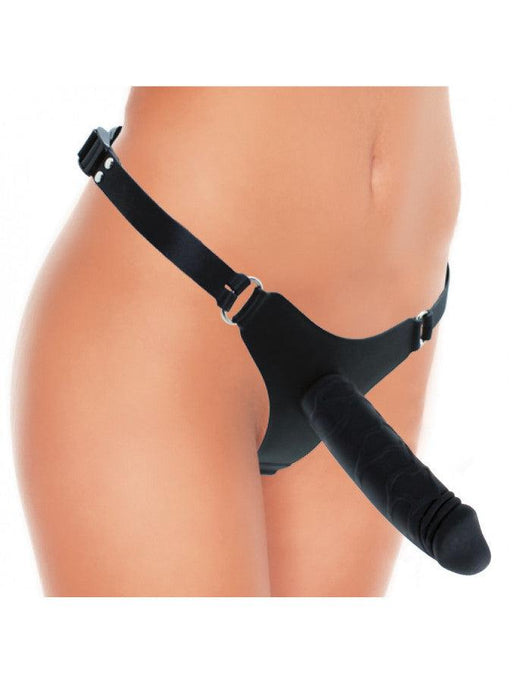 Rimba - Siliconen Strap-on Dildo Met G-string Harnasje-Erotiekvoordeel.nl