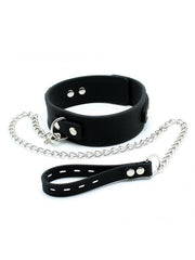 Rimba - Siliconen collar Met hondenriem-Erotiekvoordeel.nl