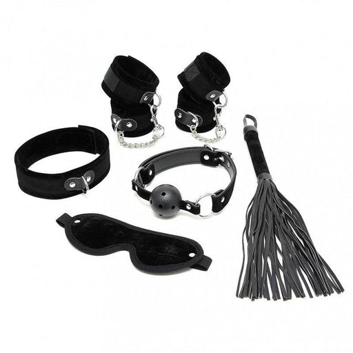 Rimba - Soft Bondage - Beginners Set - 6-delig - Zwart-Erotiekvoordeel.nl