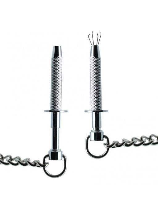 Rimba - Nipple Clamps with Chain - Intense Sensation - Erotiekvoordeel.nl