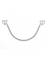 Rimba Bondage Play - Nippelklemmen mit Schraube und Kette - Erotiekvoordeel.nl