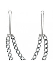 Rimba Bondage Play - Pinze per capezzoli con doppia catena - Erotiekvoordeel.nl