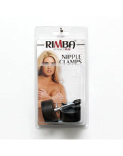 Rimba Bondage Play - Pinze per capezzoli con pesi intercambiabili - 200 grammi - Erotiekvoordeel.nl