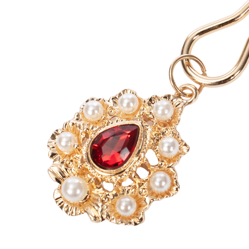 Rimba - Nippelklemmen mit Strass-Anhänger - Gold - Erotiekvoordeel.nl