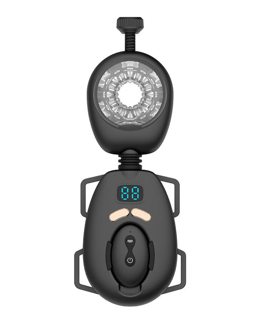 Rimba Toys - Orgastobator 06 - Masturbator with Swing Function - Black-Erotiekvoordeel.nl