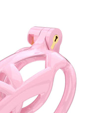 Rimba Toys - P-Cage PC01 - Kunststof Kuisheidskooi - Peniskooi - Chastity - Roze - Verkrijgbaar in 3 maten-Erotiekvoordeel.nl