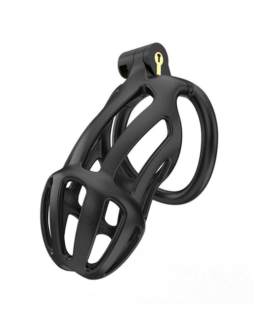 Rimba Toys - P-Cage PC01 - Plastic Chastity Cage - Penis Cage - Chastity - Black - Available in 3 sizes-Erotiekvoordeel.nl