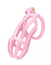 Rimba Toys - P-Cage PC02 - Plastic Chastity Cage - Penis Cage - Chastity - Pink - Available in 3 sizes-Erotiekvoordeel.nl
