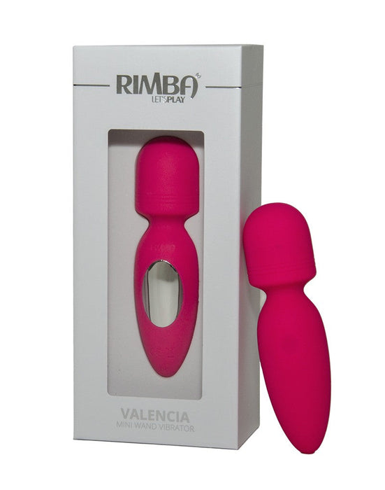 Rimba - Valencia - Mini Wand Vibrator - Roze-Erotiekvoordeel.nl
