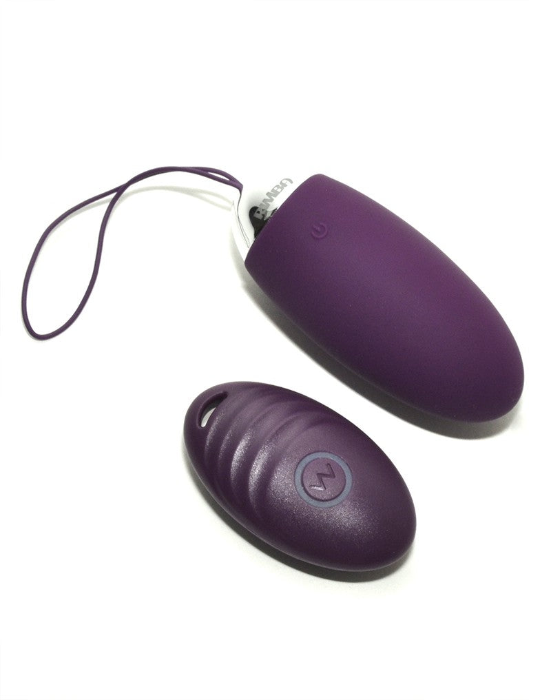 Rimba - Venice - Uovo vibrante con telecomando - Viola-Erotiekvoordeel.nl