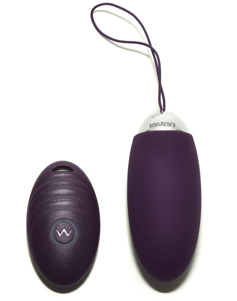 Rimba - Venice - Uovo vibrante con telecomando - Viola-Erotiekvoordeel.nl
