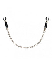 Rimba Bondage Play - Verstellbare Nippelklemmen mit Schraubverschluss und Kette - Erotiekvoordeel.nl