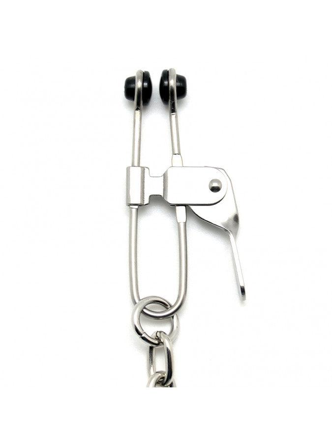 Rimba - Adjustable Nipple Clamps with Chain and Lever Clamps - Erotiekvoordeel.nl