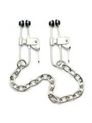 Rimba - Adjustable Nipple Clamps with Chain and Lever Clamps - Erotiekvoordeel.nl
